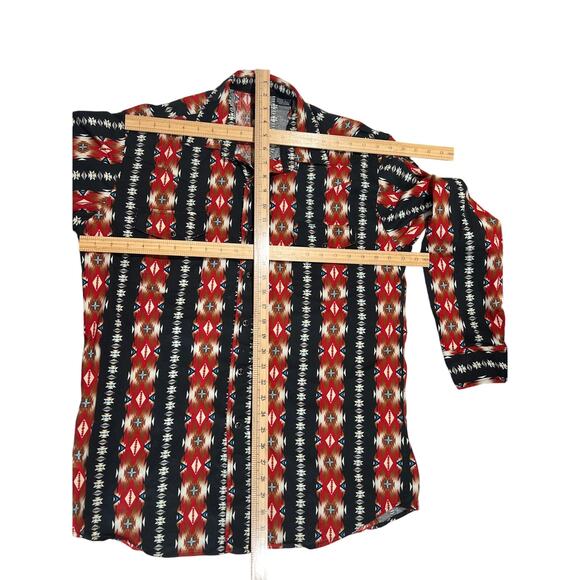 Vintage Panhandle Slim Men's Western Shirt Size L Button Down Pearl Snaps Texas - Picture 7 of 9